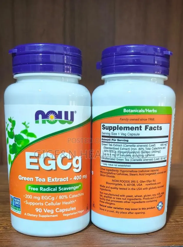 Egcg, Green Tea Extract, 400mg, 90 Capsules. · Photo 1