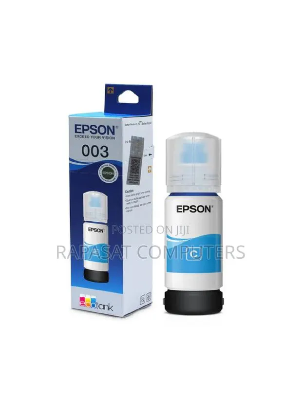 Epson 003 Cyan Ink Bottle · Photo 1