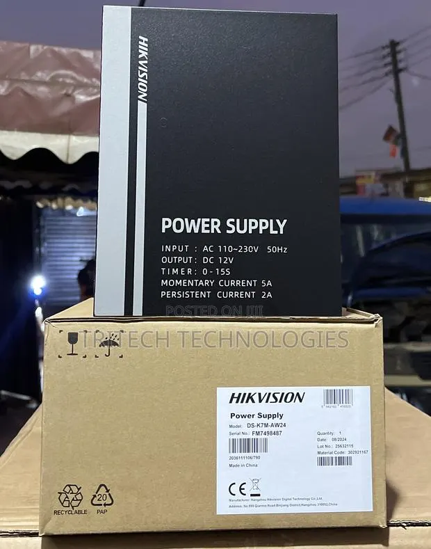 Hikvision Ds-K7m-Aw24 Access Control Power Supply ++ Battery · Photo 1