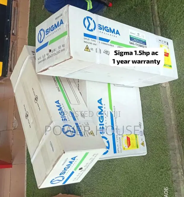 SIGMA 1.5HP Split Air Conditioner – Superior Comfort 1.5hp AC · Photo 1