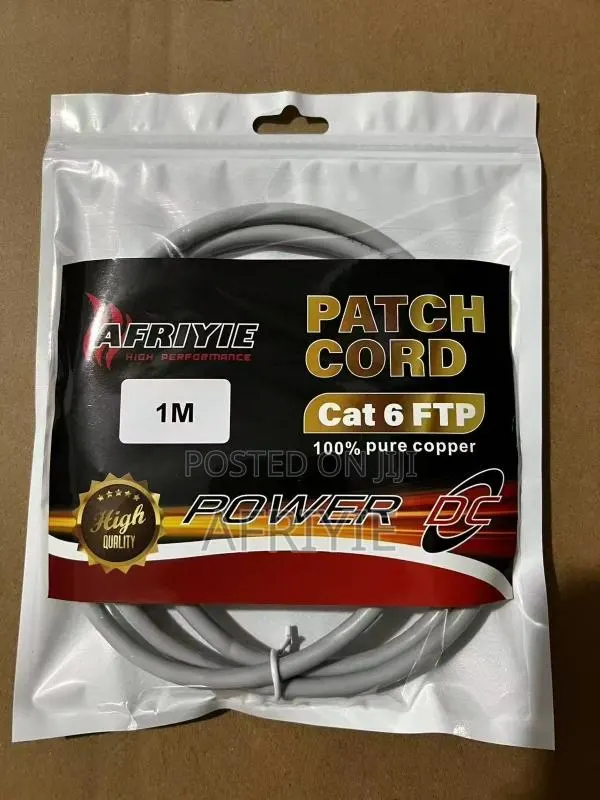 1m FTP Cat.6 Patch Cable -Grey · Photo 1