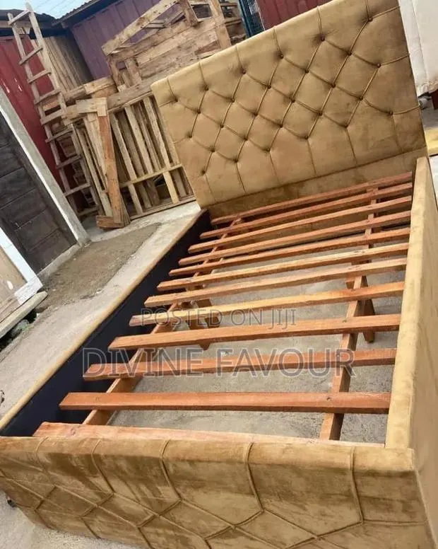 Brand New Fabric Bed Frame Available for Sale · Photo 1