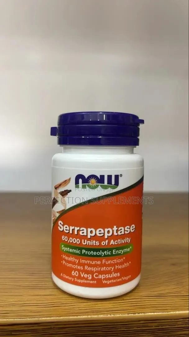 Serrapeptase Veg Capsules
Systemic Proteolytic Enzymes* · Photo 1