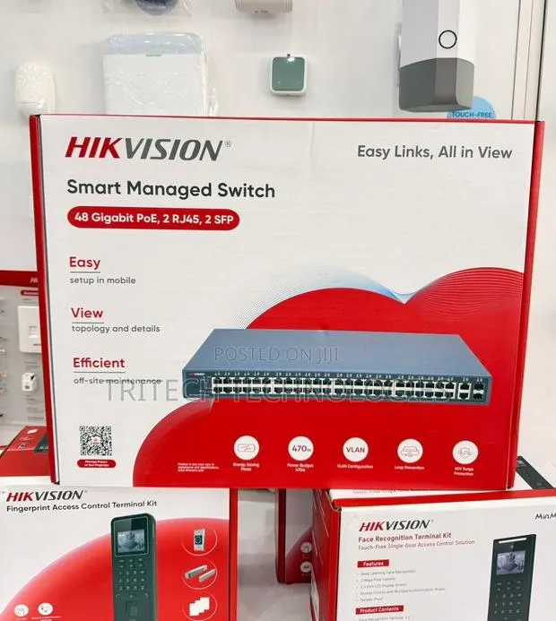 Hikvision Ds-3e1552p-Si
48 Port Gigabit Smart Poe Switch · Photo 1