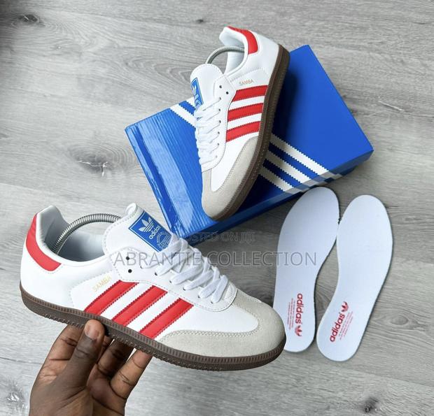 Adidas Samba White/Red · Photo 1