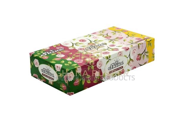 Shine Facial Tissue Medium 76pcs Mixed Designs (36pcs) · Photo 1