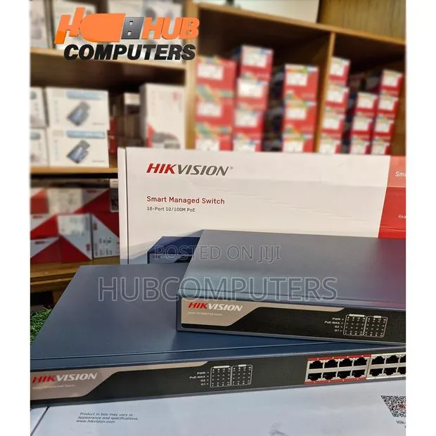 Hikvision Ds-3e1318p-Ei 16 Port Smart Poe Switch · Photo 1