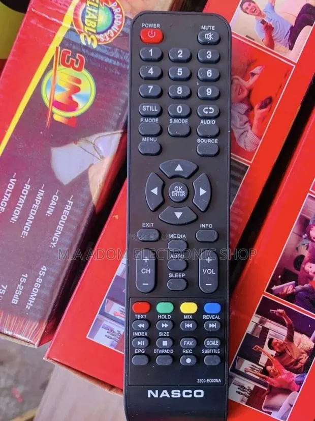 Well Design Nasco(Black)Electric Remote Control,Black. · Photo 1