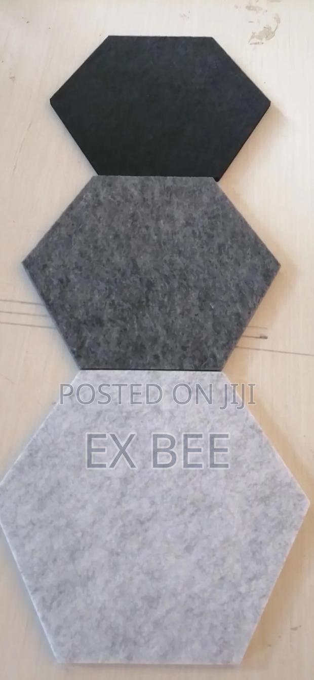 12pcs Hexagon Acoustic Panels Soundproofing Padding · Photo 2