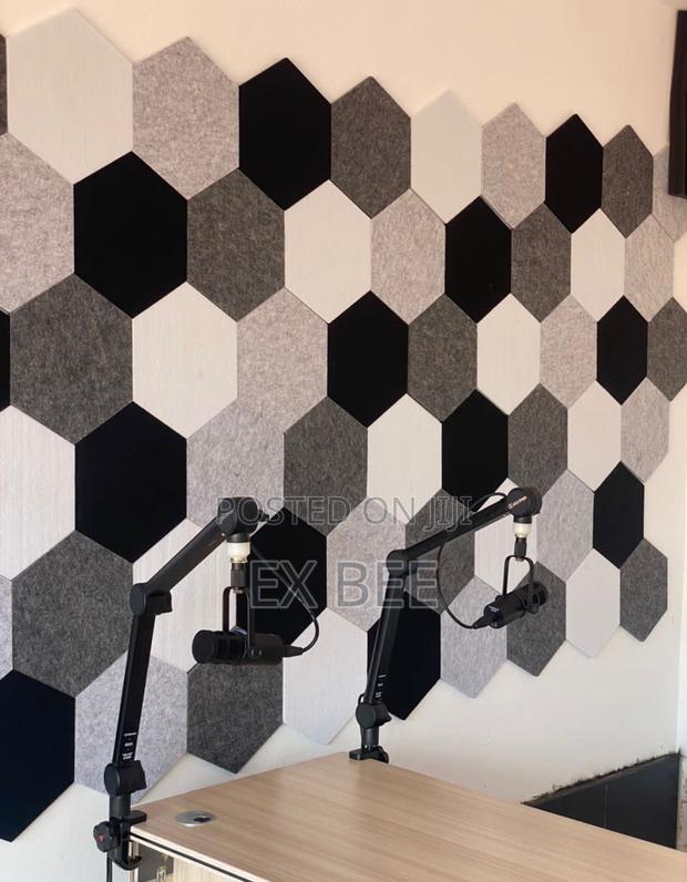 12pcs Hexagon Acoustic Panels Soundproofing Padding · Photo 3