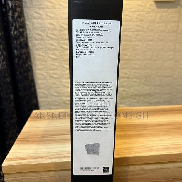 New Laptop HP Envy 14 8GB Intel Core i5 SSD 512GB · Photo 3