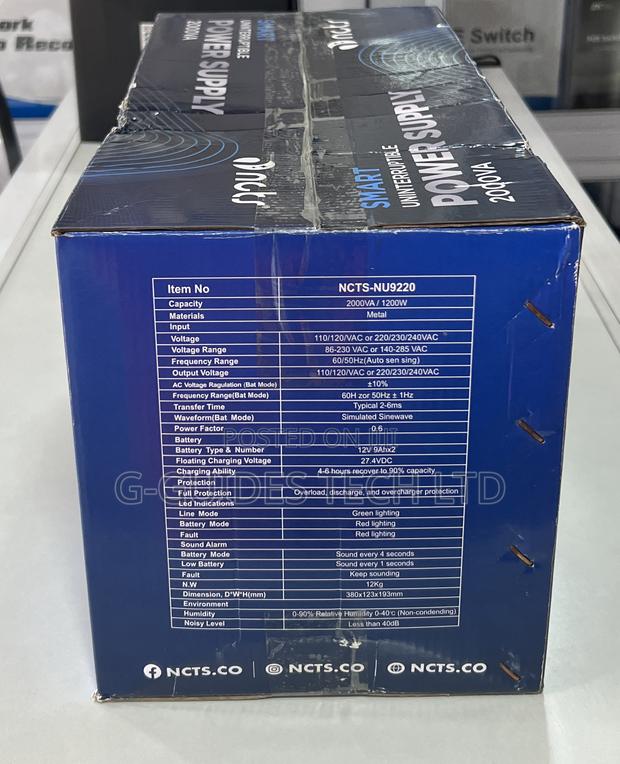 2000va NCTS Ups, NCTS 2000va Line Interactive Ups 1200w · Photo 4