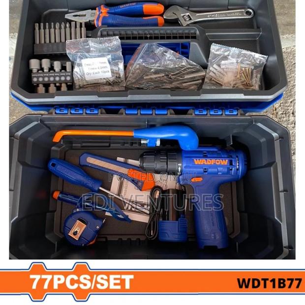 Wadfow 77 PCS Tools Set Wdt1b77 · Photo 1