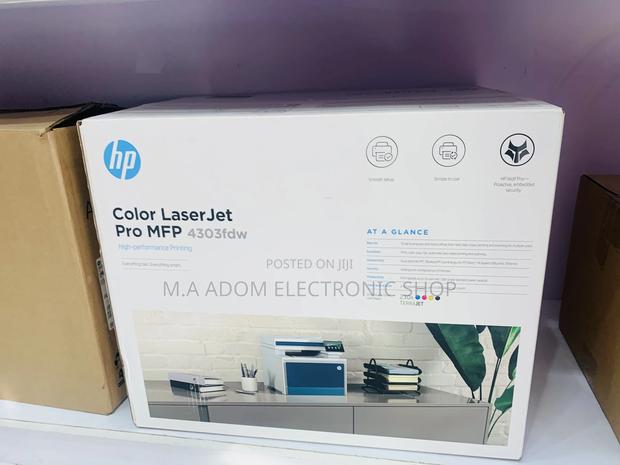 New 2023 Hp 4303fdw Color Laser Jet Pro 4 in 1 Printer · Photo 2