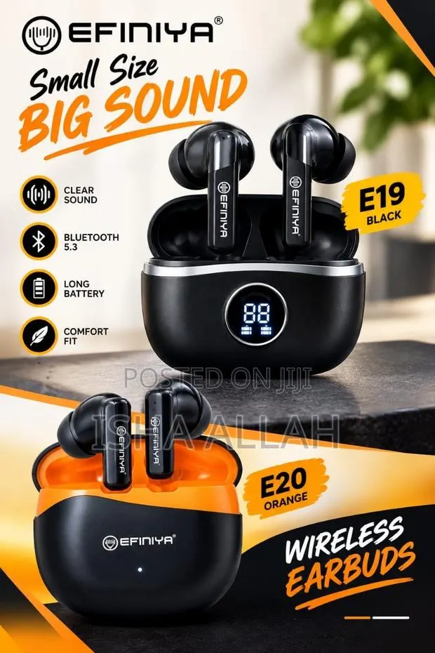 EFINIYA E-Series BassBuds · Photo 1