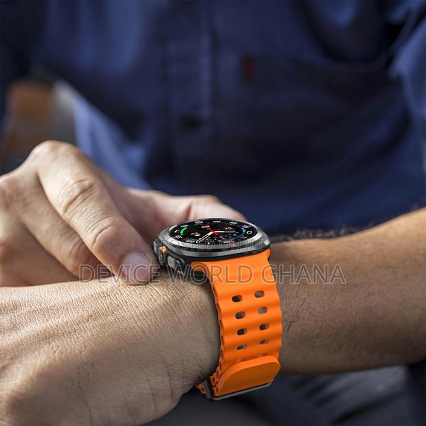 Marine Silicone Strap Available For Samsung Watch 7 Ultra · Photo 3