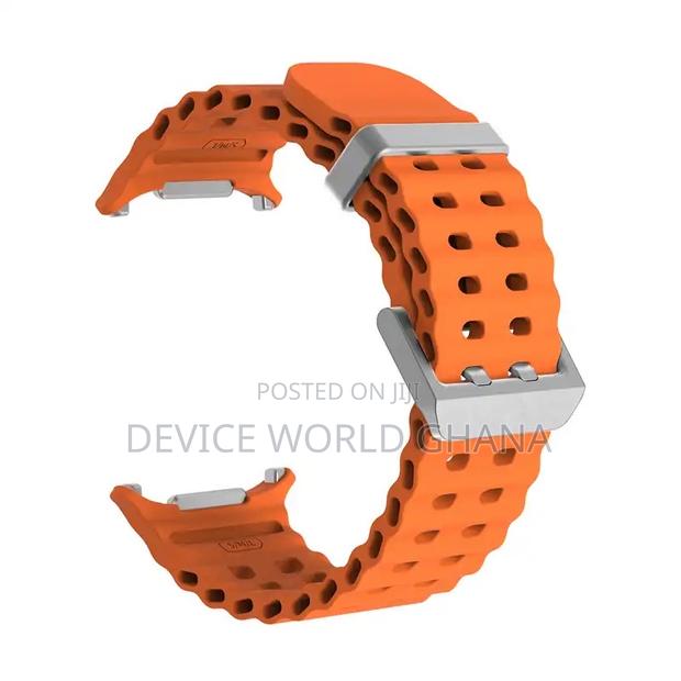 Marine Silicone Strap Available For Samsung Watch 7 Ultra · Photo 5
