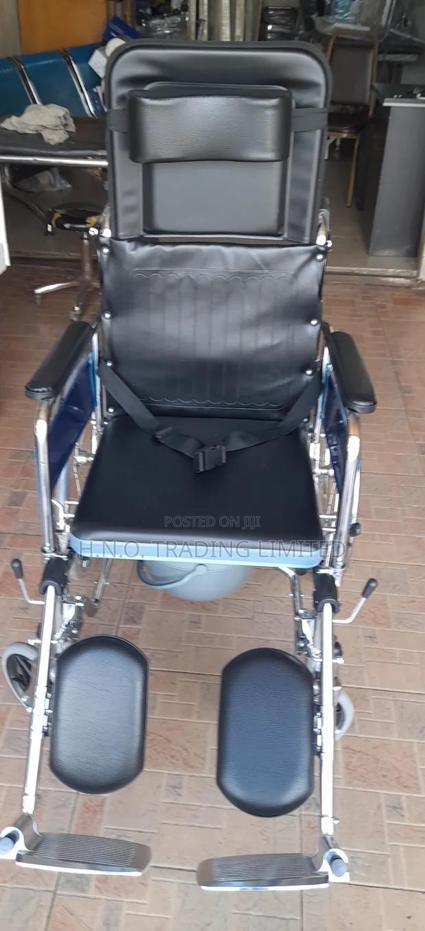 Abs Commode Wheelchair With Backrest · Photo 2