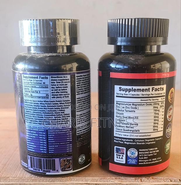 Testo Bosst + Amino 6000 -Testosterone Booster and Protein · Photo 2
