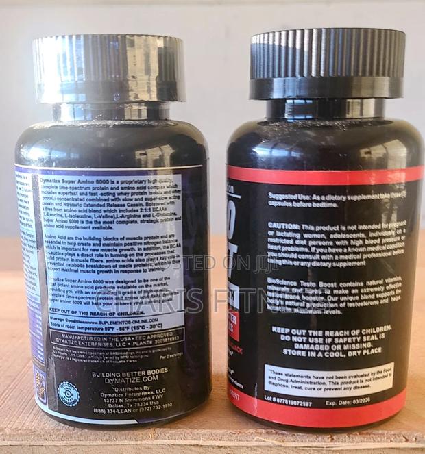Testo Bosst + Amino 6000 -Testosterone Booster and Protein · Photo 3