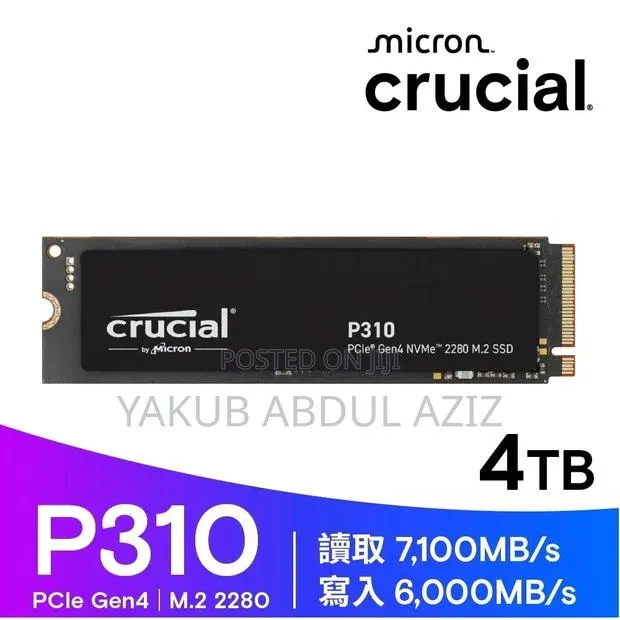 4TB M.2 Drive Gen4 Crucial Latest · Photo 1