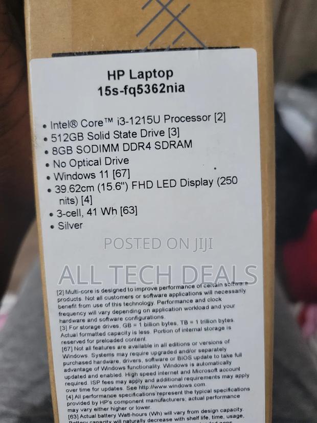 New Laptop HP 15 8GB Intel Core I3 SSD 512GB · Photo 1
