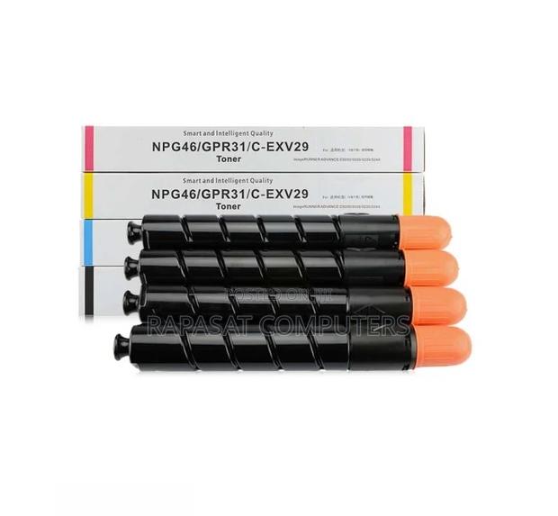 CMYK Canon Compatib EXV-29 Toner All Colors - ₵600 Per Color · Photo 1