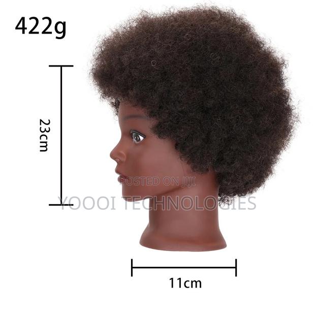 Afro/ Straight Human Hair Mannequin Training Doll · Photo 6