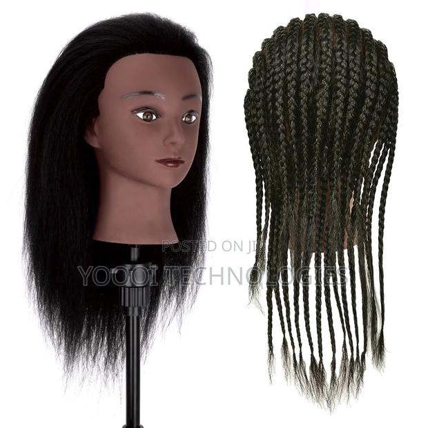 Afro/ Straight Human Hair Mannequin Training Doll · Photo 4