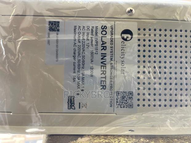 12v 1500watts Felicity Hybrid Inverters · Photo 2
