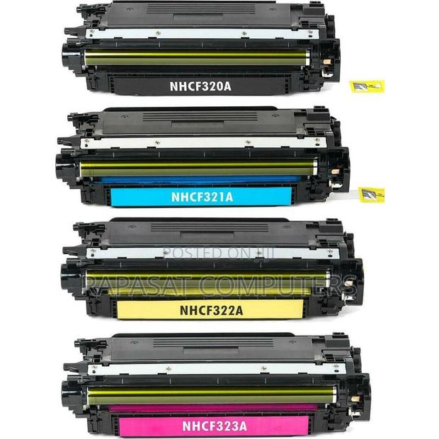 CMYK 653A HP Compatible Toner All Colors - ₵900 Per Color · Photo 1