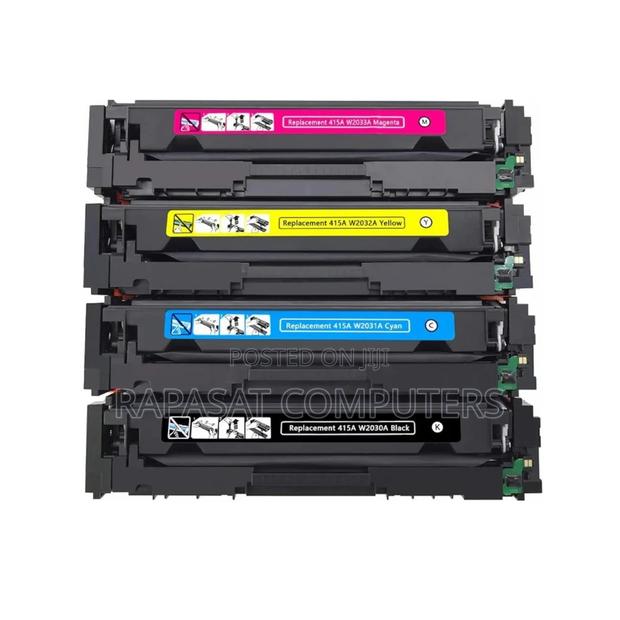 CMYK 415A HP Compatible Toner All Colors - ₵500 Per Color · Photo 1