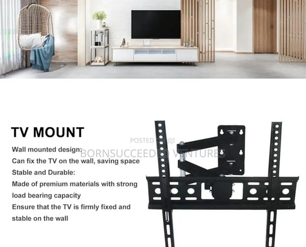 Rotatable Telescopic Tv Wall Stand With Iron Mount Bracket · Photo 1