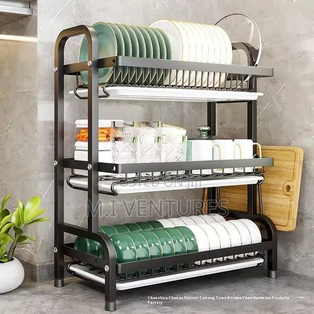 3 Layer Dish Rack · Photo 1