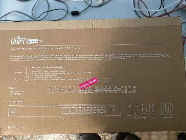 Ubiquiti Unifi Usw 24port Poe+ Layer2 Gigabit Managed Switch · Photo 1