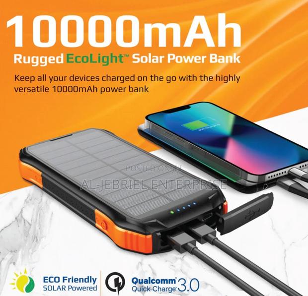 SOLAR TANK-10PDQI PROMATE 10000mah Powerbank With 18w USB-C · Photo 1