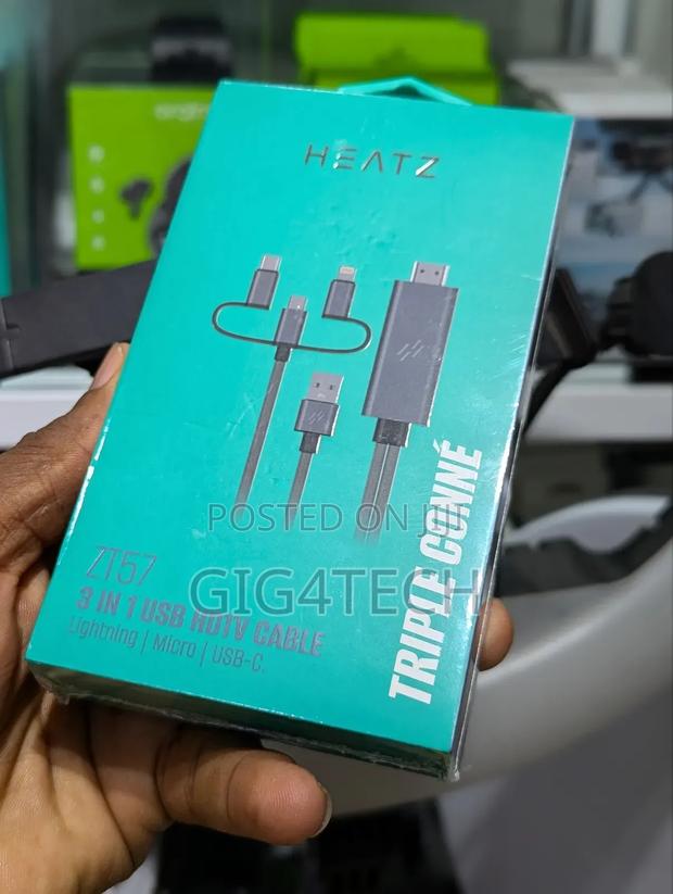 Heatz Zt57 3in1 Usb to Hdmi HDTV Cable · Photo 3