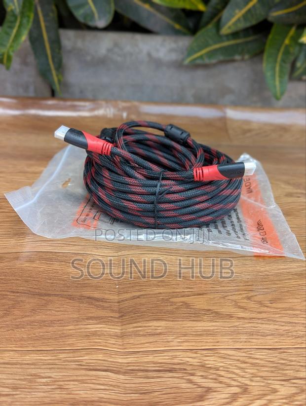 15m High Quality HDMI Cable - Black/Red · Photo 2