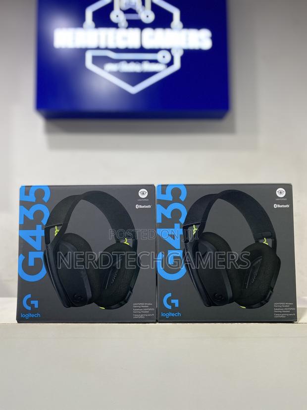 Logitech G435 LIGHTSPEED Wireless Gaming Headset - Black · Photo 1