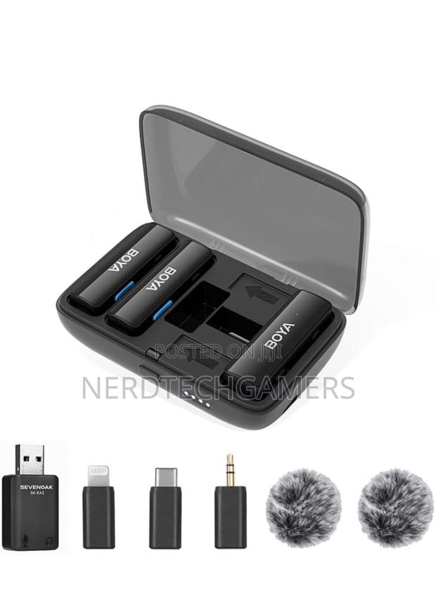 BOYA Wireless Lavalier Microphone for iPhone/Android/Camera · Photo 2
