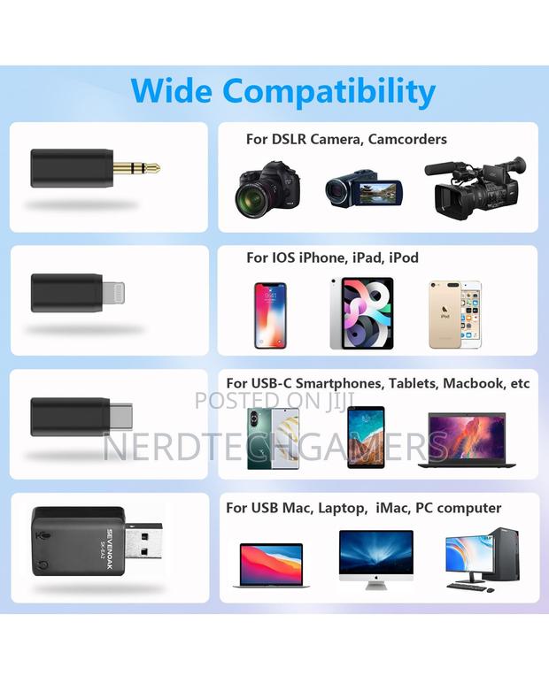 BOYA Wireless Lavalier Microphone for iPhone/Android/Camera · Photo 4