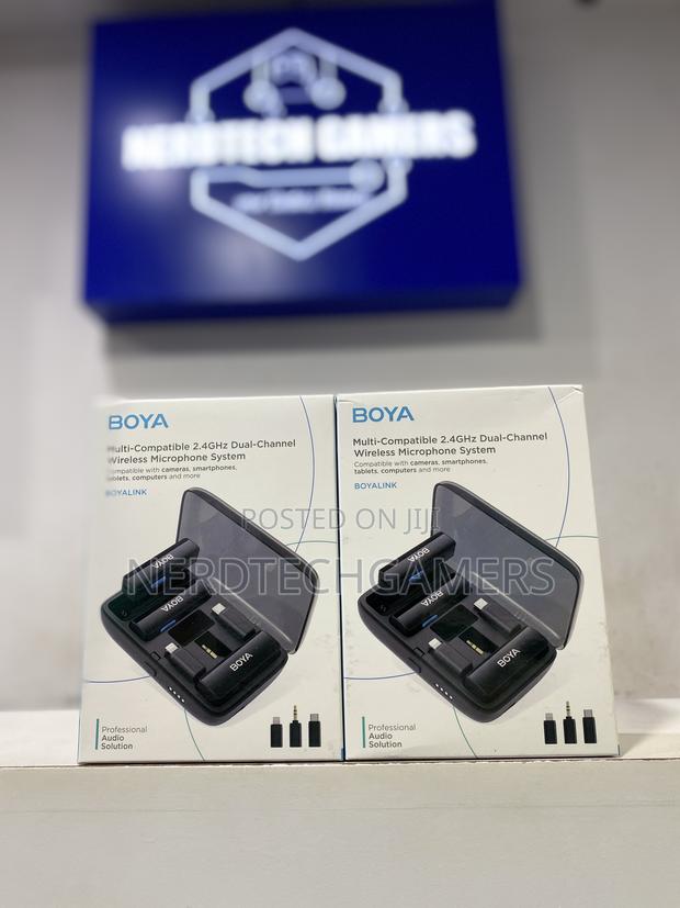 BOYA Wireless Lavalier Microphone for iPhone/Android/Camera · Photo 1