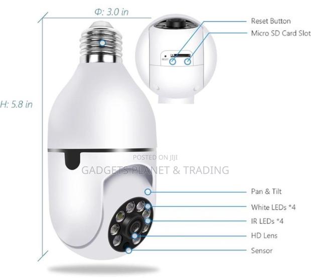 Smartnet Wifi Security IP Bulb Camera | V380 · Photo 4