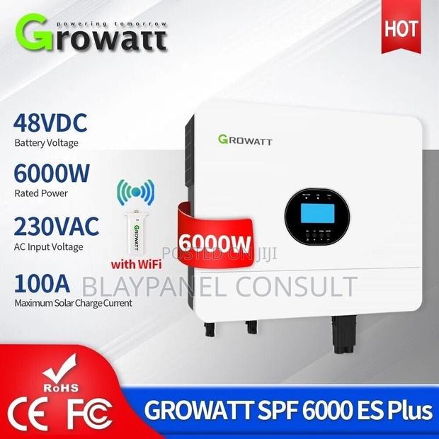 Growatt 6kw 48v Hybrid Inverter -SPF 6000 Es Plus · Photo 1
