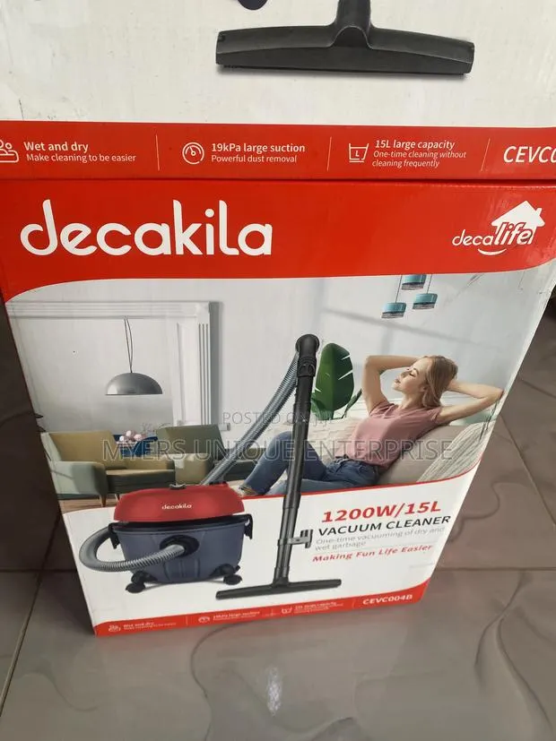 Shop Vacuum Cleaner Decakila 1200w-15l · Photo 1