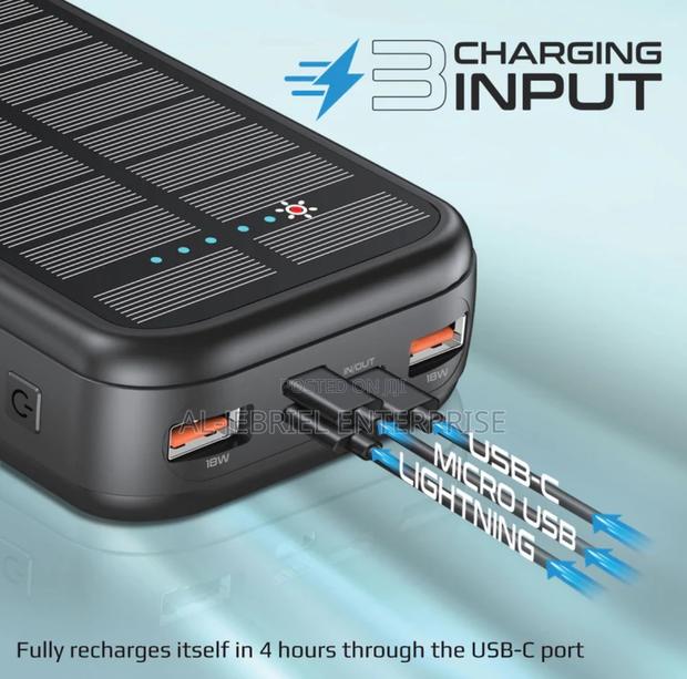 Promate SOLARTANK-20PDCI 20000mah Solar Powerbank · Photo 4