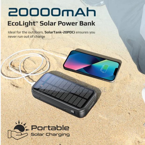 Promate SOLARTANK-20PDCI 20000mah Solar Powerbank · Photo 3