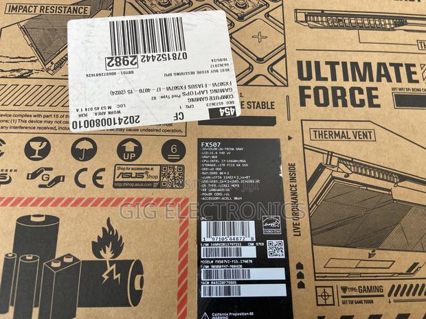 New Laptop Asus TUF Gaming FX504 16GB Intel Core i7 SSD 1T · Photo 3