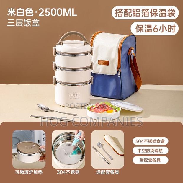 Insulated Lunch Bag With Stainless Steel Bowls · Photo 1