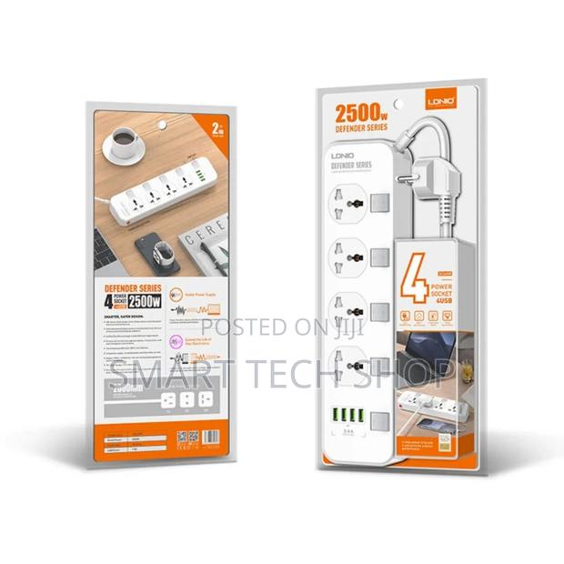 Ldnio Surge Protector 4 Outlets Power Strip With 4 Usb 2m · Photo 2